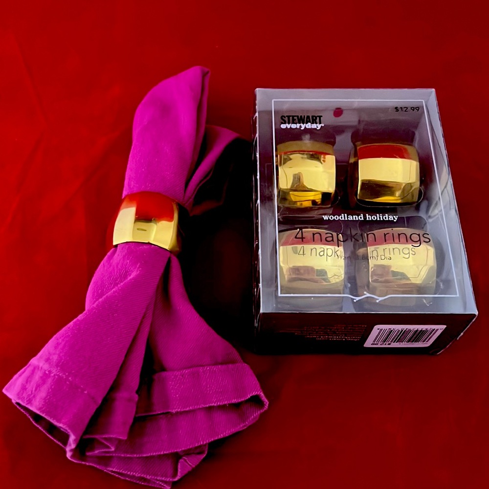 Martha Stewart Napkin Rings (8)